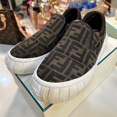 fendi slip on fluffy|fendi clothing australia.